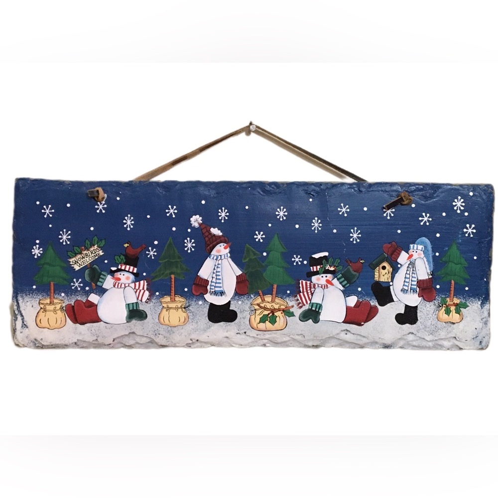 Festive Snowman Holiday Wall Decor